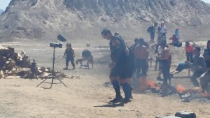 pic of fire Las Vegas Spartan