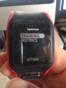 pic of TomTom metrics screen