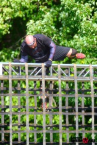 Scott crushing the cargo net obstacle